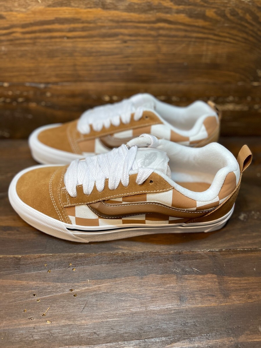 VANS Knu Skool OG 2023 MEN'S SNEAKERS VN000CRPBRO Mega Check Brown