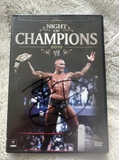 Autographed by Randy Orton 2010 WWE Night of Champioms DVD