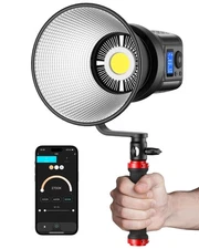 80W LED Video Light with APP Control, 2700-6500K Bi Color Studio Lights with ...