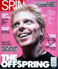 Offspring Dexter Holland Signed Autographed Spin Magazine