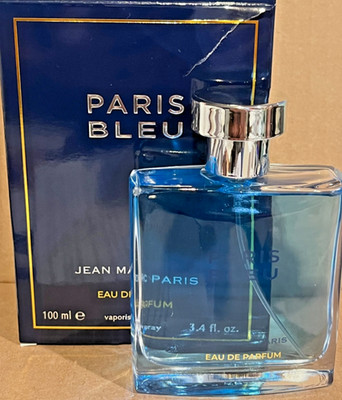 Jean Marc Paris Paris Bleu Eau de Toilette 3.4 oz Spray 100ml EDT Spray New