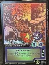 1st Character Debut King Vultan Total Chaos Ccg Flash Gordon Universe 138140