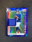 2025 Donruss Optic Jaxson Dart RC Rookie Phenom Patch Blue Hyper Prizm *READ*