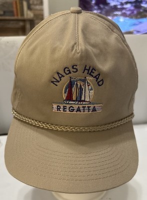 VINTAGE NAGS HEAD REGATTA NORTH CAROLINA  ROPE HAT.   NWOT  COBRA