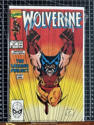 Wolverine # 27 (1988) Series Jim Lee Classic Cover 1st print  Iconic Cvr
