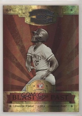 2004 Donruss Throwback Threads Blast from the Past Spectrum George Foster p7i