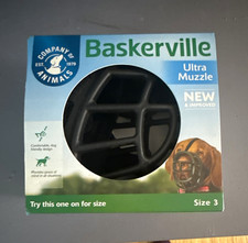 Baskerville Ultra Muzzle Size 3 Rubber Dog Muzzle Non Breed Specific MBU03