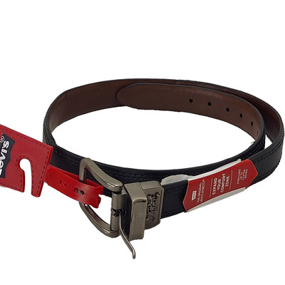 Levis Boys Reversible Belt Size Large 30-32 Brown Black Youth Junior 35'' Inches