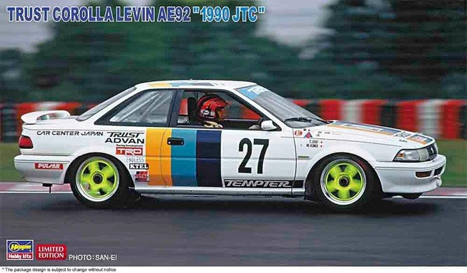 Hasegawa 20564 - 1/24 Trust Corolla Levin AE92 1990 JTC - New