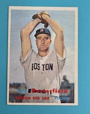1957 Topps #118 Bob Porterfield Boston Red Sox BASEBALL Card 9E