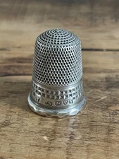 STERLING SILVER THIMBLE Chester 1915 Charles Horner