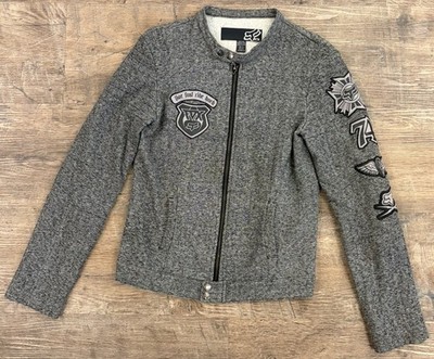 Official Fox Racing Live Fast Ride Hard Women s Gray Zip-up Jacket - Size XL