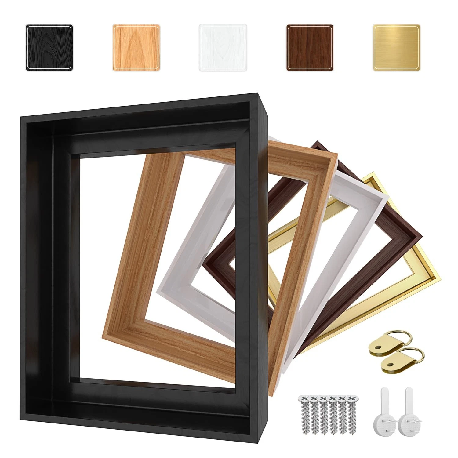 Floater Frame for 1.25 Inch Deep Canvas - Floating Wall Art Frame Kit USA Made
Opens in a new window