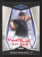 2011 TriStar Pursuit Manny Banuelos Auto Green Auto /25 Yankees TV2708