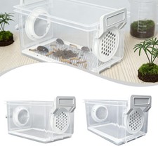 Mealworms Breeding Box Reptile Feeder Box Sturdy Reusable Cage Critter Keeper
