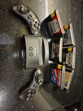 Sega Mega Drive at Games Console 2 Controllers All Wires With Built-In Games VGC