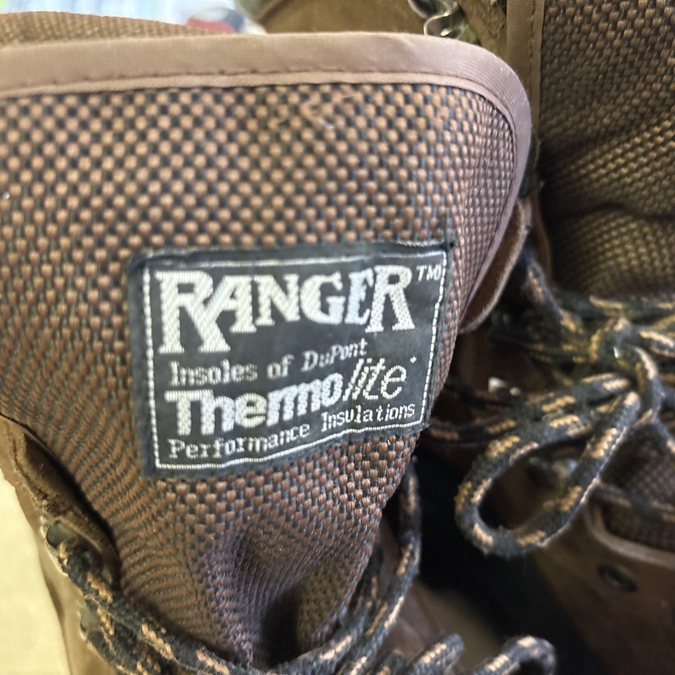 Ranger Dunlop Men’s Thermolite Winter Snow Boots Size 11 Brown Black ...