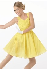 Weissman 10131 Be My Baby- Yellow Dress Dance Costume- Medium