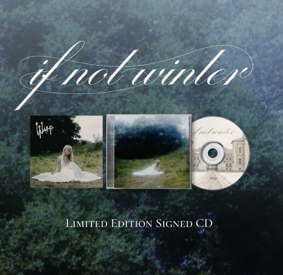 SIGNED Wisp - If Not Winter Limited Edition CD Brand New