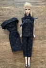 Repro Platinum Ponytail Barbie Doll In Vintage Custom Outfits. Nice