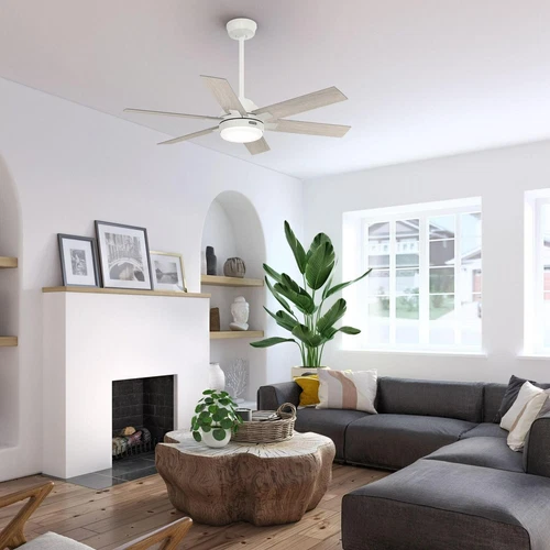 Hunter 52 Georgetown ENERGY STAR Ceiling Fan W/ LED Light, Remote - Contemporary - Picture 22 of 24