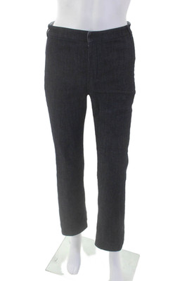 'S Max Mara Womens Dark Wash High Rise Bootcut Leg Jeans Blue Size 26