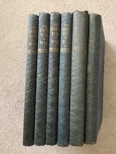 The War in Pictures WW2 - Odhams Hardback Books complete set 1-6