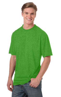 Blue Generation BG7228 Men's Heathered Crew Neck Tee T-Shirt