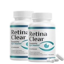(2 PACK) Retina Clear Vision Support Supplement - Eye Health Formula with Lutein