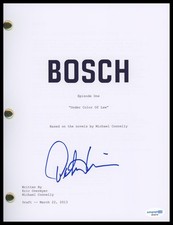 Titus Welliver "Bosch" AUTOGRAPH Signed 'Harry' Full Pilot Episode Script ACOA