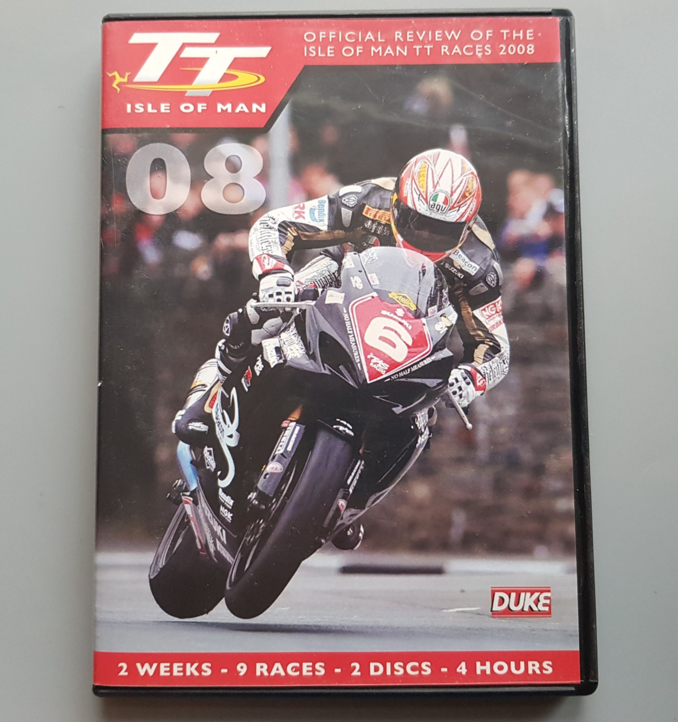 DVD Isle of Man TT 2008 Review Motorcycle Racing British Isles Duke motorbike