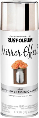 Rust-Oleum 301494 Specialty Mirror Spray, 6 Oz, Silver