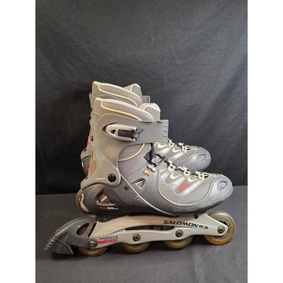 Salomon DR 85 Inline Skates Mens Size 10 Grey Black Composite Arch Rollerblades