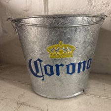 Corona Beer Bottle Ice Bucket With Bottle Opener On Sides / . Man Cave Pub Bar 