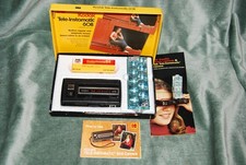 Kodak 110 Tele-Instamatic 608 Camera with Box Manual Flash Bar Kodachrome Film