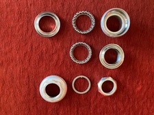 Vintage Shimano 600 1" Headset Parts Lot Top Nut Suntour 1" x 24