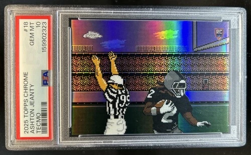 2025 Topps Chrome Ashton Jeanty Base (PSA 10)