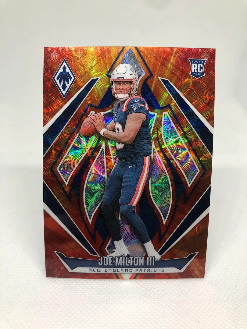 Joe Milton III 2024 Panini Phoenix Fireburst Prizm /350 Card #205 Patriots QTY