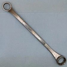 Vintage Craftsman =V= 1-1/16” x 1-1/4" SAE 12 Point Offset Box End Wrench USA