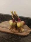 VINTAGE HULL 95 TWIN DUCKS PLANTER 7" TALL USA