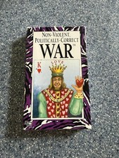 Non Violent Politically Correct War Card Game University Games 1996