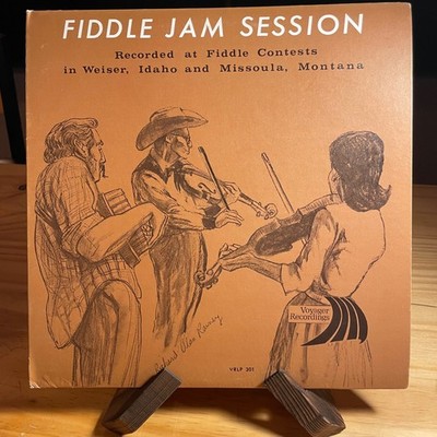 Fiddle Jam Session LP Voyager 1967 VRLP 301 Idaho Montana bluegrass comp VG+
