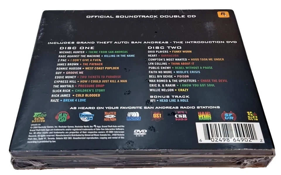 GRAND THEFT AUTO SAN ANDREAS -Original Video Game Soundtrack 3 DISC SET CD (NEU) - Bild 2 von 4