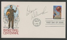DAVE DeBUSSCHERE (1940-2003) signed HOF First Day Cover | Knicks - autograph