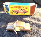 Vintage Matchbox 1960s Lesney Series #25 Brown Ford Cortina W/Box