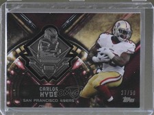 2015 Topps Running Back Fantasy Club Silver 27/50 Carlos Hyde #RBFC-CH 0f8