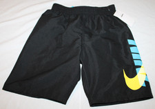 Boys Nike Black Swim Trunks Shorts Size Large