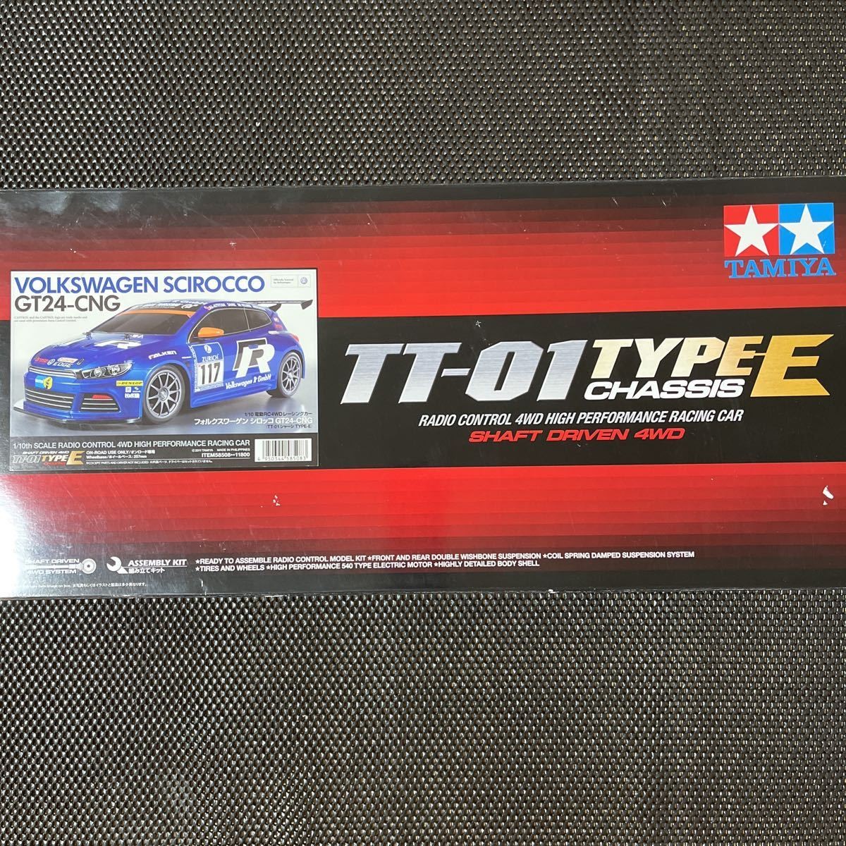 Tamiya 1/10 Unassembled VW Scirocco GT24-CNG TT-01 Electric RC Kit