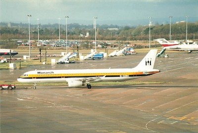 Foto Monarch G-OZBC Airbus 321-212 Flugzeug ca. 10 x 15cm - dam045