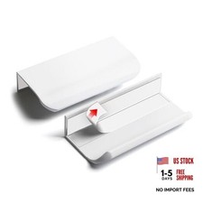 5 Pack 3 inch self Adhesive Cabinet pulls 3-1/8 Inch 8858-Bright White